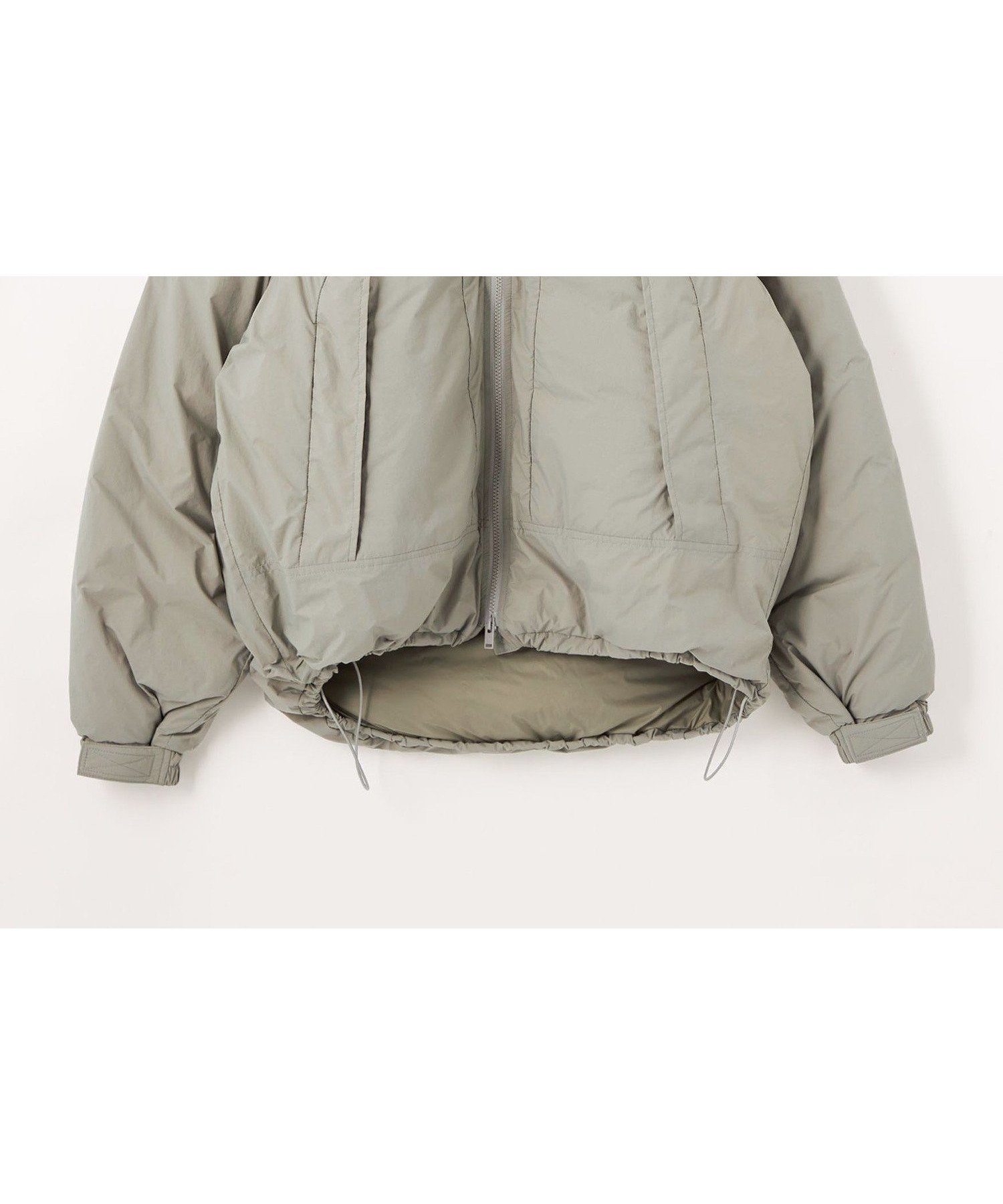 【シテン/CITEN】の【別注】 TAION*CITEN モンスターダウンブルゾン -撥水- インテリア・キッズ・メンズ・レディースファッション・服の通販 founy(ファニー) 　ファッション　Fashion　レディースファッション　Fashion for Women　アウター　Coat / Outerwear Collection　ブルゾンジャケット・スポーティアウター　Blouson Jackets　インナー　Innerwear　スウェット / スエット　Sweatshirt, Sweatwear　スラックス　Slacks, Dress Pants　ダウン　Down, Puffer　デニム　Denim, Jeans Material　定番　Standard, Basic Item　パターン　Pattern, Design Print　パッチ　Patch, Appliqué　フィット　Fit, Slim Fit　プリント　Print, Printed Pattern　別注　Limited Edition, Custom Order　ミリタリー　Military, Army Style　LT.GRAY|ID: prp329100004745189 ipo3291000000034587264