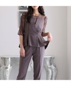 【プールヴー/PourVous】のパンツドレス謝恩会 母 結婚式パーティードレスお呼ばれオケージョンドレス同窓会 人気、トレンドファッション・服の通販 founy(ファニー) ファッション Fashion レディースファッション Fashion for Women パンツ Pants & Trousers エレガント 上品 Elegant ドレス Dress, One-Piece ビスチェ Bustier, Corset Top フィット Fit, Slim Fit ポケット Pocket, Pocket Detail レース Lace, Lace Fabric おすすめ Recommended / Our Picks セレモニー Ceremony 結婚式 Wedding 二次会 After Party thumbnail モカ|ID: prp329100004745199 ipo3291000000034632732