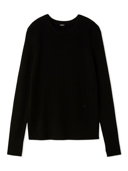 【ミラオーウェン/Mila Owen】のクルーネックリブニットプルオーバー インテリア・キッズ・メンズ・レディースファッション・服の通販 founy(ファニー) 　ファッション　Fashion　レディースファッション　Fashion for Women　トップス・カットソー　Cut & Sew Tops　ニット　Knit Tops & Sweaters　カジュアルプルオーバー・ニットトップス　Pullovers & Knit Tops / Casual Pullovers　インナー　Innerwear　ウォッシャブル　Machine Washable　キャミ　Camisole, Cami Top　シンプル　Simple, Minimal　スマート　Smart, Elegant　なめらか　Smooth, Silky Texture　エレガント 上品　Elegant　BLK[009]|ID: prp329100004745228 ipo3291000000034302209