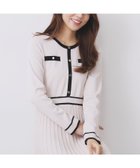 【インデックス/INDEX】のバイカラードッキング風ニットワンピース【洗濯機OK/抗ピル】 グレージュ|ID: prp329100004745233 ipo3291000000034653042