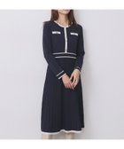 【インデックス/INDEX】のバイカラードッキング風ニットワンピース【洗濯機OK/抗ピル】 ネイビー|ID: prp329100004745233 ipo3291000000034653045