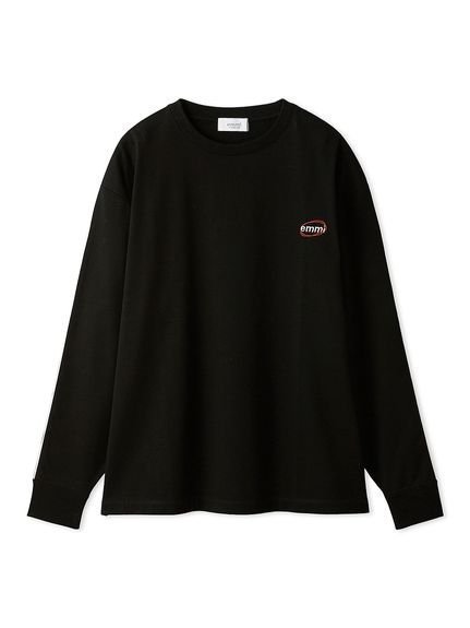 【エミ/emmi】のemmiロゴロングTシャツ インテリア・キッズ・メンズ・レディースファッション・服の通販 founy(ファニー) 　ファッション　Fashion　レディースファッション　Fashion for Women　トップス・カットソー　Cut & Sew Tops　シャツ・ブラウス・オフィスカジュアル　Elegant Blouses & Button-Ups　ロングTシャツ・Tシャツ　Longline T-Shirts & Tees　スポーティ　Sporty, Casual Athletic　スマート　Smart, Elegant　ロング　Long, Long-Length　BLK[009]|ID: prp329100004745236 ipo3291000000034302350