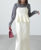 【フリーズマート/FREE'S MART】のペプラムフリルキャミワンピース 人気、トレンドファッション・服の通販 founy(ファニー) ファッション Fashion レディースファッション Fashion for Women ワンピース Dresses キャミソールワンピース Camisole Dresses おすすめ Recommended / Our Picks インナー Innerwear シアー Sheer, See-Through ジャケット Jacket, Outerwear スリット Slit, Slit Detail チュール Tulip, Tulip Motif トリミング Trimming, Decorative Edge フリル Frill, Ruffle ペプラム Peplum, Flared Hem thumbnail オフホワイト|ID: prp329100004745265 ipo3291000000034824575