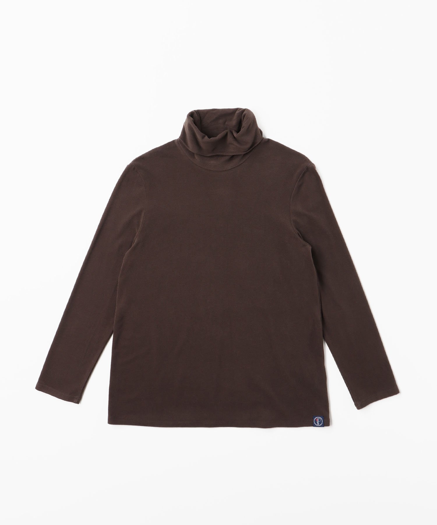 【その他のブランド/Other】のストレッチスェードタートルネックカットソー インテリア・キッズ・メンズ・レディースファッション・服の通販 founy(ファニー) 　ファッション　Fashion　レディースファッション　Fashion for Women　トップス・カットソー　Cut & Sew Tops　カットソー・ベーシックTシャツ　Cut-and-Sewn Tops / Stretch Tees & Basics　タートルネック・ハイネックトップス　Turtlenecks & High-Neck Tops　チャ|ID: prp329100004745331 ipo3291000000034303764