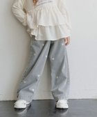 【グローバルワーク/GLOBAL WORK / KIDS】のあったかGOODデニムワイド/キッズ/595633 グレーデニム15|ID: prp329100004745352 ipo3291000000035148883