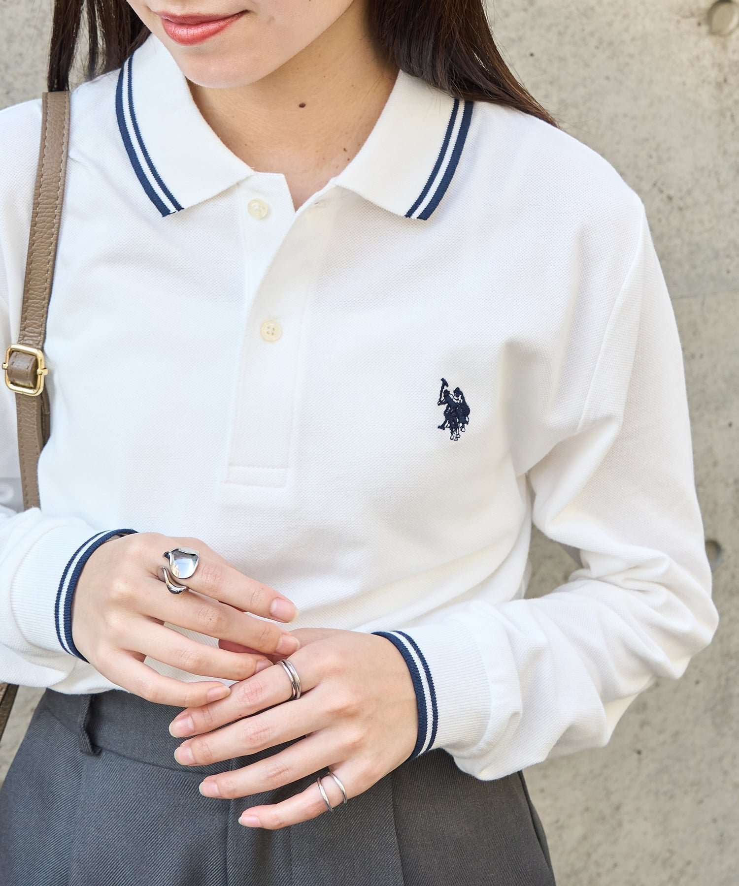 【セットアップセブン/SETUP7】のU.S. POLO ASSN./ティップラインロングスリーブポロシャツ ユニセックス インテリア・キッズ・メンズ・レディースファッション・服の通販 founy(ファニー) 　ファッション　Fashion　レディースファッション　Fashion for Women　トップス・カットソー　Cut & Sew Tops　シャツ・ブラウス・オフィスカジュアル　Elegant Blouses & Button-Ups　ポロシャツ・きれいめカジュアル　Smart-Casual Polo Tops　アクセサリー　Fashion Accessories　カーゴパンツ　Cargo Pants, Utility Pants　クラシカル　Classical, Vintage-Inspired　シンプル　Simple, Minimal　ジャケット　Jacket, Outerwear　スタイリッシュ　Stylish, Fashionable　スポーツ　Sports, Activewear　セットアップ　Set-Up, Coordinated Outfit　タートルネック　Turtleneck, High Neck　トレンド　Trend, Trending Now　ベーシック　Basic, Essential　ボトム　Bottoms, Lower Wear　メンズ　Men's, Menswear　リラックス　Relax, Relaxed Fit　ワンポイント　One Point, Statement Accent　再入荷　Restock / Back in Stock　おすすめ　Recommended / Our Picks　エレガント 上品　Elegant　WHT|ID: prp329100004745358 ipo3291000000034304161