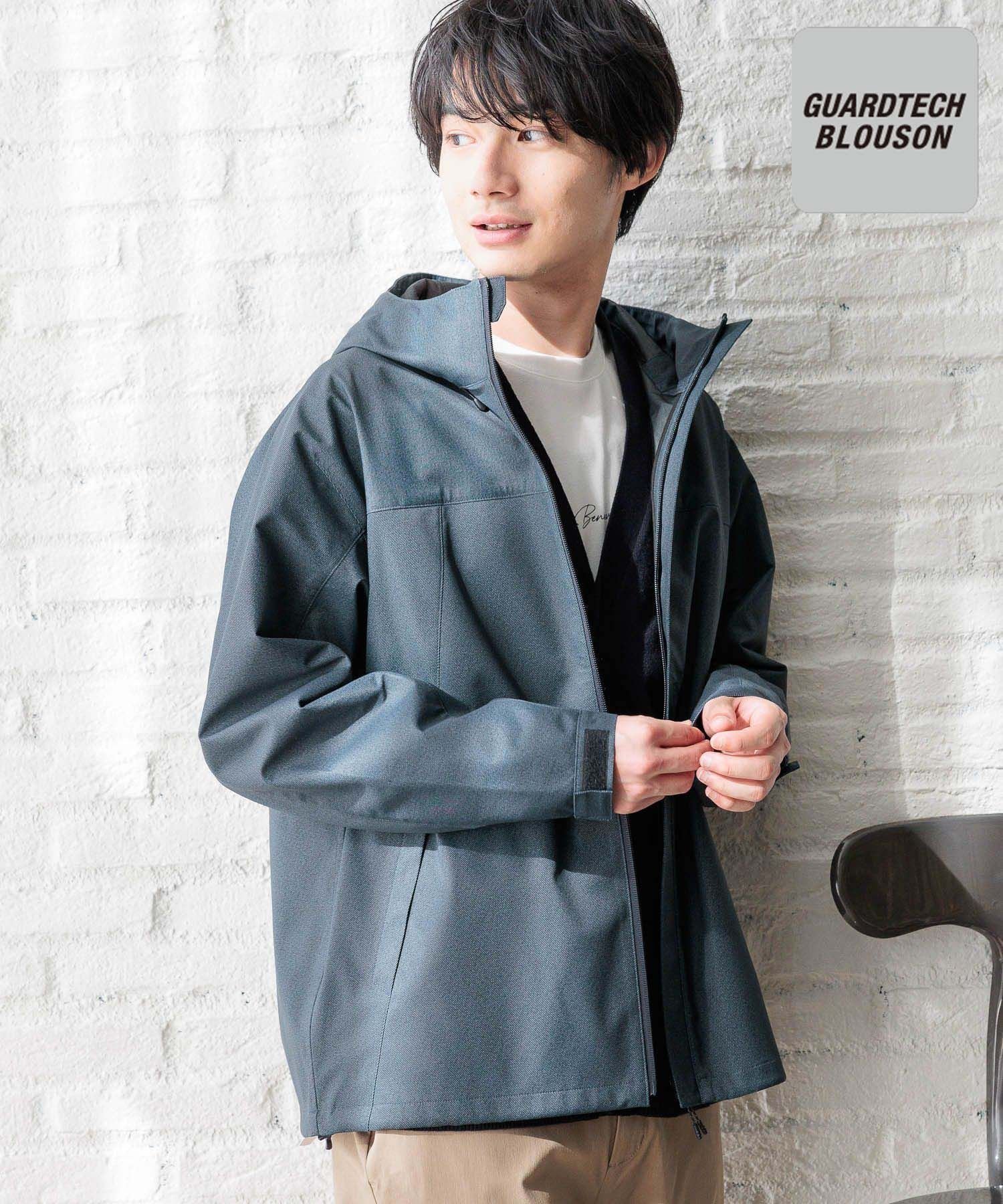【グローバルワーク/GLOBAL WORK / MEN】のGUARDTECH ブルゾン/147020 インテリア・キッズ・メンズ・レディースファッション・服の通販 founy(ファニー)  ファッション Fashion メンズファッション Fashion for Men シンプル Simple, Minimal ストレッチ Stretch, Stretchy Fabric スリーブ Sleeve, Long Sleeve / Short Sleeve ブルゾン Blouson, Bomber Jacket ポケット Pocket, Pocket Detail ヨーク Yoke, Yoke Design ネイビー87|ID: prp329100004745401 ipo3291000000034304912