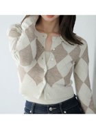 【スナイデル/SNIDEL】のアーガイルニットアンサンブル BEG[037]|ID:prp329100004745457