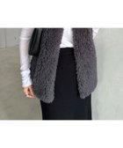 【アンドミー/andme】のシープ風 ファー ベスト チャコールグレー|ID: prp329100004745488 ipo3291000000034725693