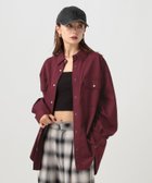 【ベイフロー/BAYFLOW】のショートとロングで選べる着丈 コットンボーイフレンドシャツ ボルドー38|ID: prp329100004745516 ipo3291000000034306844