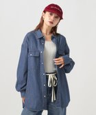 【ベイフロー/BAYFLOW】のショートとロングで選べる着丈 コットンボーイフレンドシャツ インディゴ87|ID: prp329100004745516 ipo3291000000034306846
