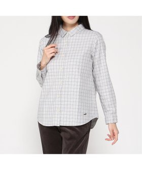 【クロコダイル/CROCODILE】のコットンブレンド チェック柄 ブラウス 人気、トレンドファッション・服の通販 founy(ファニー) ファッション Fashion レディースファッション Fashion for Women トップス・カットソー Cut & Sew Tops シャツ・ブラウス・オフィスカジュアル Elegant Blouses & Button-Ups インナー Innerwear ジャケット Jacket, Outerwear チェック Check, Plaid, Tartan 冬 Winter / This Winter |ID:prp329100004745828
