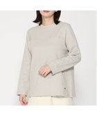 【クロコダイル/CROCODILE】のジャカード 切り替え カットソー 人気、トレンドファッション・服の通販 founy(ファニー) ファッション Fashion レディースファッション Fashion for Women トップス・カットソー Cut & Sew Tops カットソー・ベーシックTシャツ Cut-and-Sewn Tops / Stretch Tees & Basics なめらか Smooth, Silky Texture インナー Innerwear カットソー Cut and Sewn Top シンプル Simple, Minimal ジャカード／ジャガード Jacquard, Woven Pattern thumbnail グレー|ID: prp329100004745843 ipo3291000000035118400