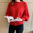 【ミニミニストア/miniministore】のニットトップス きれいめ 体型カバー大人 レッド|ID: prp329100004745851 ipo3291000000034310418