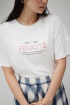 【アズール バイ マウジー/AZUL by moussy】のソフトタッチロゴTシャツ WHT|ID: prp329100004745856 ipo3291000000034310471