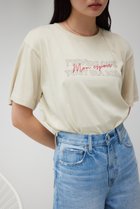 【アズール バイ マウジー/AZUL by moussy】のソフトタッチロゴTシャツ L/BEG1|ID: prp329100004745856 ipo3291000000034310473