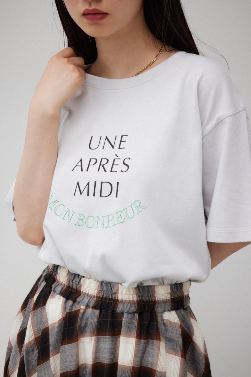 【アズール バイ マウジー/AZUL by moussy】のソフトタッチロゴTシャツ インテリア・キッズ・メンズ・レディースファッション・服の通販 founy(ファニー) 　ファッション　Fashion　レディースファッション　Fashion for Women　トップス・カットソー　Cut & Sew Tops　シャツ・ブラウス・オフィスカジュアル　Elegant Blouses & Button-Ups　ロングTシャツ・Tシャツ　Longline T-Shirts & Tees　2024年　2024　2024-2025秋冬・A/W　Autumn/Winter 2024–25 AW24–25　おすすめ　Recommended / Our Picks　ベーシック　Basic, Essential　ボトム　Bottoms, Lower Wear　リラックス　Relax, Relaxed Fit　夏　Summer　A/W・秋冬　Autumn/Winter　L/GRY1|ID: prp329100004745856 ipo3291000000034310475
