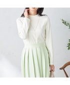 【アー ヴェー ヴェー/a.v.v】のプチハイネックリブトップス アイボリー|ID: prp329100004745887 ipo3291000000034665661