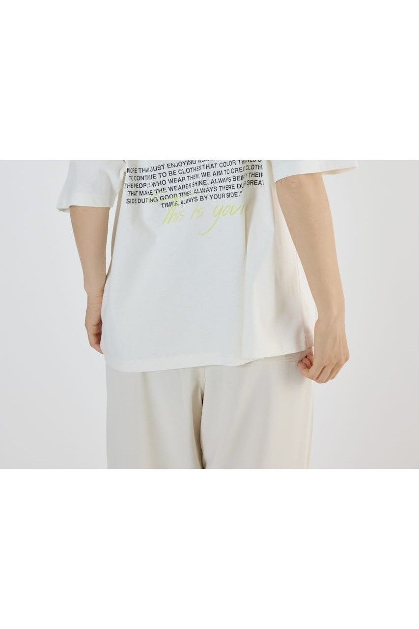【ロデオクラウンズワイドボウル/RODEO CROWNS WIDE BOWL】のPALETTEロゴTシャツ 人気、トレンドファッション・服の通販 founy(ファニー)  ファッション Fashion レディースファッション Fashion for Women トップス・カットソー Cut & Sew Tops シャツ・ブラウス・オフィスカジュアル Elegant Blouses & Button-Ups ロングTシャツ・Tシャツ Longline T-Shirts & Tees コンビ Combo, Combination Style プリント Print, Printed Pattern ルーズ Loose, Oversized 夏 Summer  other-1|ID: prp329100004745890 ipo3291000000034310778