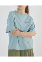 【ロデオクラウンズワイドボウル/RODEO CROWNS WIDE BOWL】のPALETTEロゴTシャツ D/SAX3|ID: prp329100004745890 ipo3291000000034310782