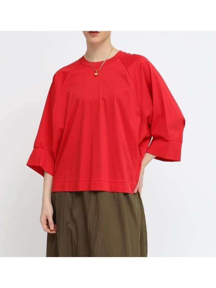 【ラシュッド/LASUD】のNORITAKE スーピマコットンドルマンカットソー インテリア・キッズ・メンズ・レディースファッション・服の通販 founy(ファニー) https://founy.com/ ファッション Fashion レディースファッション Fashion for Women トップス・カットソー Cut & Sew Tops カットソー・ベーシックTシャツ Cut-and-Sewn Tops / Stretch Tees & Basics カットソー Cut and Sewn Top シンプル Simple, Minimal ストレッチ Stretch, Stretchy Fabric ポンチョ Poncho, Cape Style エレガント 上品 Elegant |ID: prp329100004745906 ipo3291000000034380771