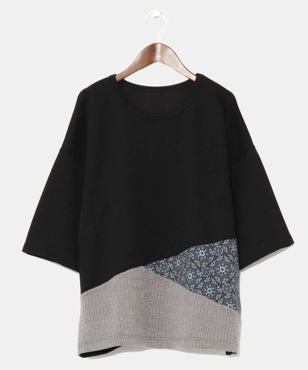 【アミナコレクション/Amina Collection】の【チャイハネ】シュグTOP インテリア・キッズ・メンズ・レディースファッション・服の通販 founy(ファニー) 　ファッション　Fashion　レディースファッション　Fashion for Women　ワンピース　Dresses　パッチワーク　Patchwork, Mixed Fabric　ベーシック　Basic, Essential　モチーフ　Motif, Design Theme　ブラック|ID: prp329100004745972 ipo3291000000034486019