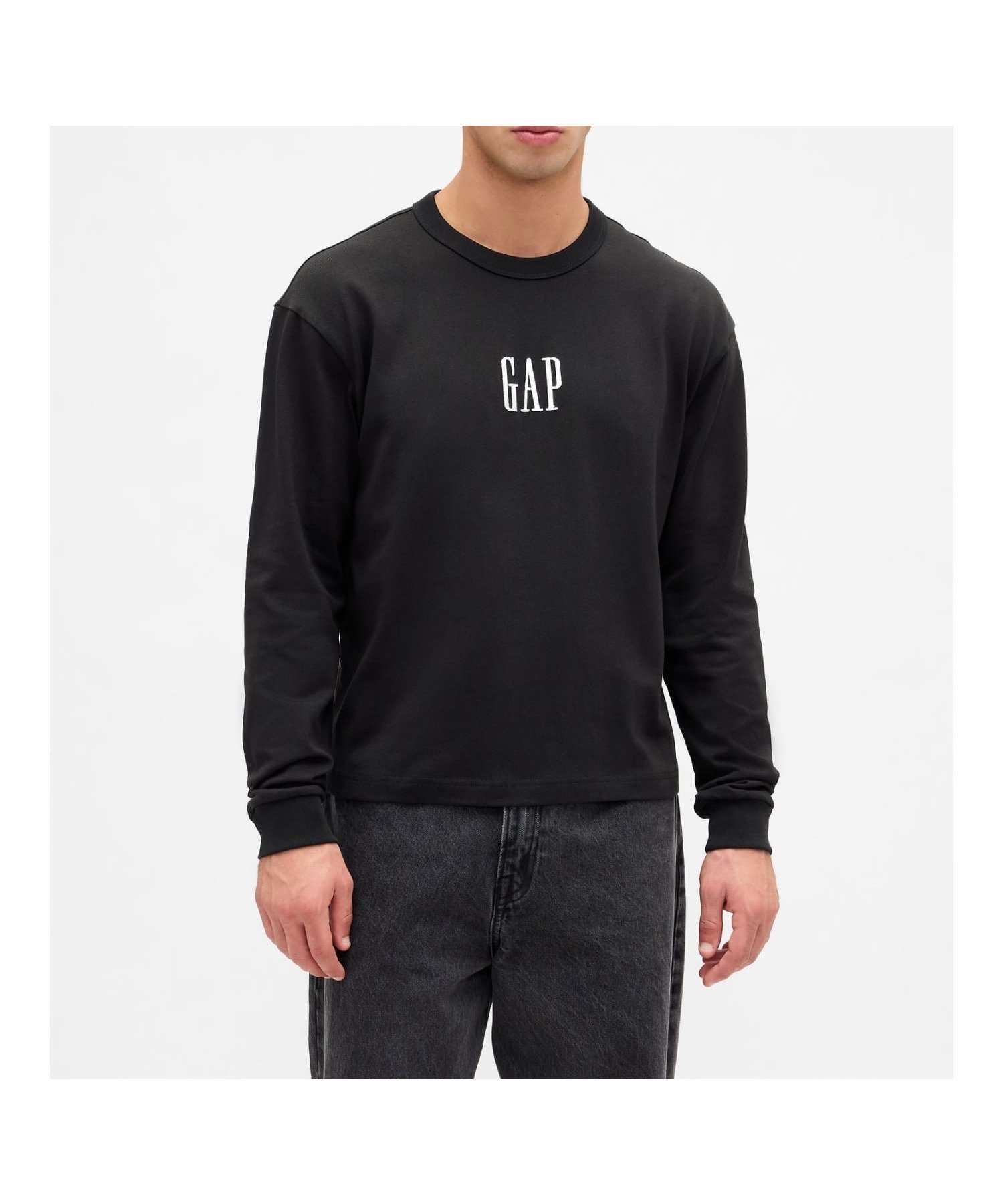 【ギャップ/GAP】のGAPロゴTシャツ インテリア・キッズ・メンズ・レディースファッション・服の通販 founy(ファニー) 　ファッション　Fashion　レディースファッション　Fashion for Women　トップス・カットソー　Cut & Sew Tops　シャツ・ブラウス・オフィスカジュアル　Elegant Blouses & Button-Ups　ロングTシャツ・Tシャツ　Longline T-Shirts & Tees　おすすめ　Recommended / Our Picks　クラシック　Classic, Timeless Style　ストレート　Straight, Straight Cut　フィット　Fit, Slim Fit　フロント　Front, Front Design　ルーズ　Loose, Oversized　長袖　Long Sleeve, Full Sleeve　MOONLESS_NIGHT|ID: prp329100004746039 ipo3291000000034944113