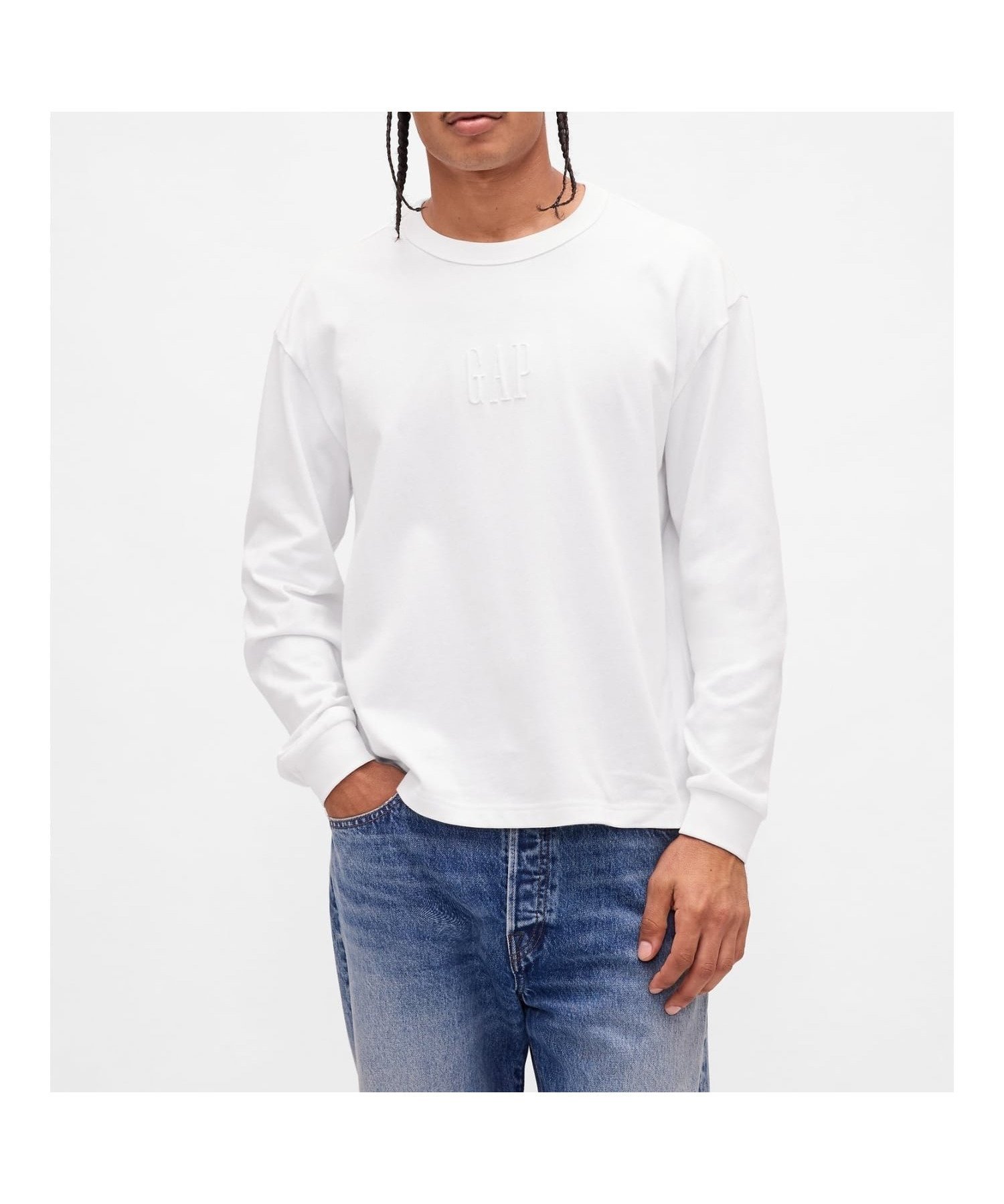 【ギャップ/GAP】のGAPロゴTシャツ インテリア・キッズ・メンズ・レディースファッション・服の通販 founy(ファニー) 　ファッション　Fashion　レディースファッション　Fashion for Women　トップス・カットソー　Cut & Sew Tops　シャツ・ブラウス・オフィスカジュアル　Elegant Blouses & Button-Ups　ロングTシャツ・Tシャツ　Longline T-Shirts & Tees　おすすめ　Recommended / Our Picks　クラシック　Classic, Timeless Style　ストレート　Straight, Straight Cut　フィット　Fit, Slim Fit　フロント　Front, Front Design　ルーズ　Loose, Oversized　長袖　Long Sleeve, Full Sleeve　OPTIC_WHITE_V6|ID: prp329100004746039 ipo3291000000034944116