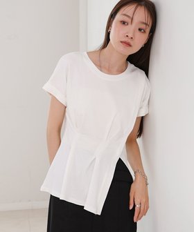 【バブ ブージュルード/Bab Bou Jeloud】のフロントタックデザイン スリットトップス 人気、トレンドファッション・服の通販 founy(ファニー) ファッション Fashion レディースファッション Fashion for Women トップス・カットソー Cut & Sew Tops ストレッチ Stretch, Stretchy Fabric スマート Smart, Elegant スラックス Slacks, Dress Pants スリット Slit, Slit Detail チェック Check, Plaid, Tartan デニム Denim, Jeans Material フロント Front, Front Design 再入荷 Restock / Back in Stock エレガント 上品 Elegant |ID:prp329100004746096
