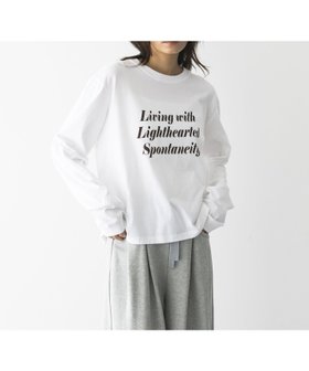 【ガレージ オブ グッド クロージング/GARAGE OF GOOD CLOTHING】のWhimsical ロゴロングプリント 人気、トレンドファッション・服の通販 founy(ファニー) ファッション Fashion レディースファッション Fashion for Women おすすめ Recommended / Our Picks カットソー Cut and Sewn Top スタイリッシュ Stylish, Fashionable フェミニン Feminine, Girly プリント Print, Printed Pattern ポケット Pocket, Pocket Detail ロング Long, Long-Length |ID:prp329100004746164