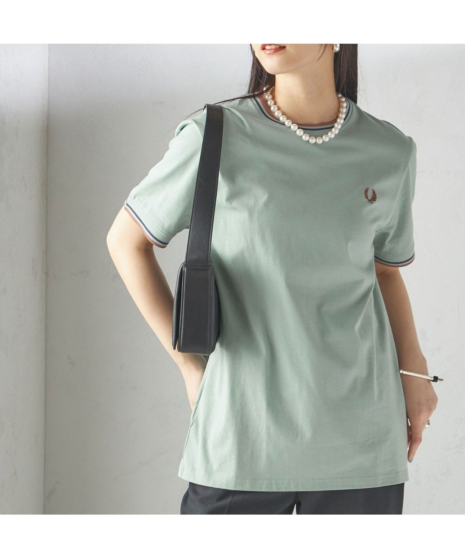 【シップス フォー ウィメン/SHIPS】のFRED PERRY M1588 TWIN TIPPED TEE インテリア・キッズ・メンズ・レディースファッション・服の通販 founy(ファニー) ファッション Fashion レディースファッション Fashion for Women ベスト Vest, Waistcoat ポロシャツ Polo Shirt, Collared Tee ロンドン London Style, British Inspired 2025年 2025 2025春夏・S/S Spring/Summer 2025 SS25 ライトブルー|ID: prp329100004746190 ipo3291000000034586182