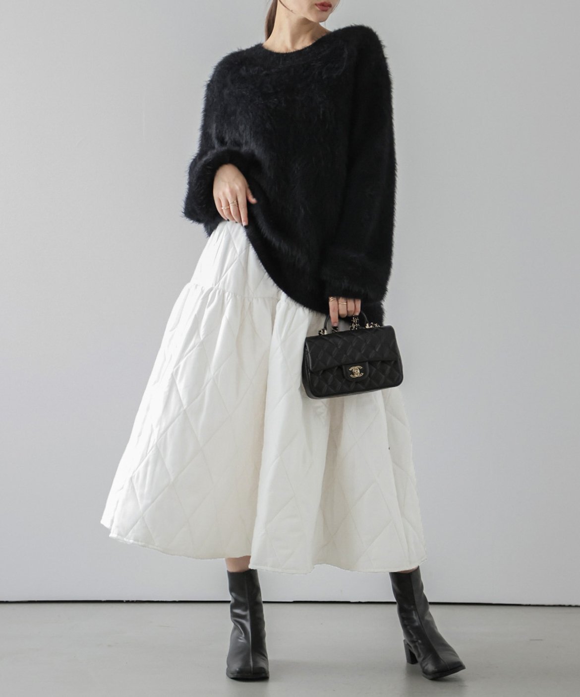 【ラジュール/Lajour】のキルティングスカート 人気、トレンドファッション・服の通販 founy(ファニー) ファッション Fashion レディースファッション Fashion for Women スカート Skirts キルティング Quilted, Quilting other-1|ID: prp329100004746230 ipo3291000000034561313