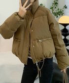 【ミニミニストア/miniministore】のエコダウンジャケット 中綿ブルゾン 韓国 カーキベージュ|ID: prp329100004746257 ipo3291000000034313049