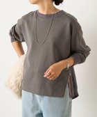 【ジェナ エスパス メルヴェイユ/Jena espace merveilleux】のケーブルファスナープルオーバー 人気、トレンドファッション・服の通販 founy(ファニー) ファッション Fashion レディースファッション Fashion for Women トップス・カットソー Cut & Sew Tops カジュアルプルオーバー・ニットトップス Pullovers & Knit Tops / Casual Pullovers 切替 Switching, Contrast Panel スウェット / スエット Sweatshirt, Sweatwear スマート Smart, Elegant フロント Front, Front Design ミックス Mix, Mixed Style 楽ちん Easy Fit, Comfortable 再入荷 Restock / Back in Stock おすすめ Recommended / Our Picks thumbnail チャコールグレー|ID: prp329100004746263 ipo3291000000034313080