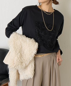 【ジェナ エスパス メルヴェイユ/Jena espace merveilleux】のカットジャガードロンT 人気、トレンドファッション・服の通販 founy(ファニー) ファッション Fashion レディースファッション Fashion for Women トップス・カットソー Cut & Sew Tops ロングTシャツ・Tシャツ Longline T-Shirts & Tees シンプル Simple, Minimal スマート Smart, Elegant バランス Balance, Style Balance ベーシック Basic, Essential 無地 Plain, Solid Color 再入荷 Restock / Back in Stock おすすめ Recommended / Our Picks 旅行 Travel |ID:prp329100004746267