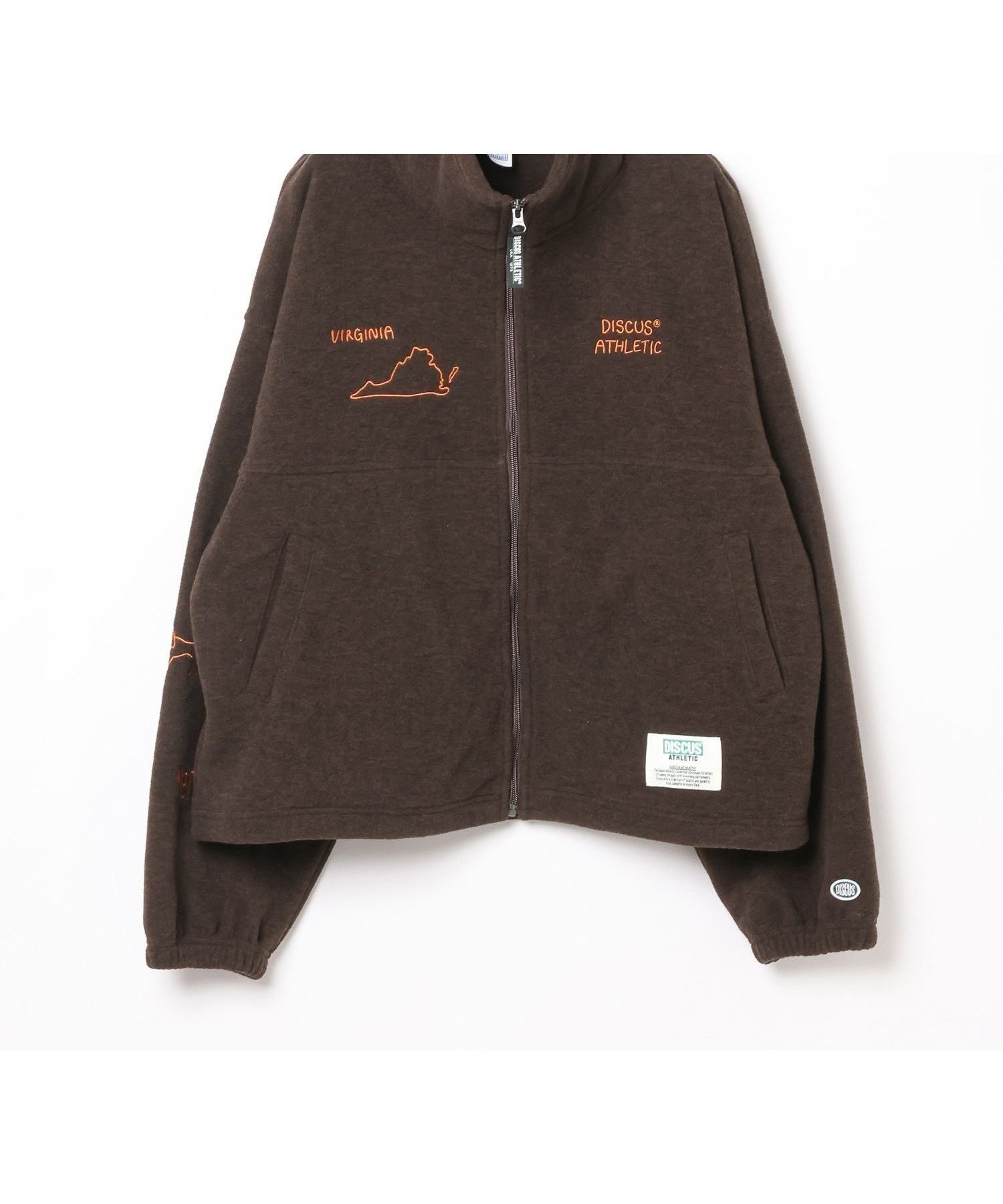 【レプシィム ローリーズファーム/LEPSIM LOWRYS FARM】の【DISCUS/ディスカス】刺繍ZIPプルオーバー インテリア・キッズ・メンズ・レディースファッション・服の通販 founy(ファニー) ファッション Fashion レディースファッション Fashion for Women トップス・カットソー Cut & Sew Tops カジュアルプルオーバー・ニットトップス Pullovers & Knit Tops / Casual Pullovers おすすめ Recommended / Our Picks イラスト Illustration スポーツ Sports, Activewear デニム Denim, Jeans Material モチーフ Motif, Design Theme 冬 Winter / This Winter ブラウン58|ID: prp329100004746330 ipo3291000000034702084