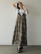 【ラシュッド/LASUD】のレイヤードライクデザインキャミワンピース グレー|ID: prp329100004746346 ipo3291000000034589356