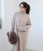 【ルクールブラン/le.coeur blanc】のネックが選べるニットワンピース ベージュ柄|ID: prp329100004746349 ipo3291000000035161725
