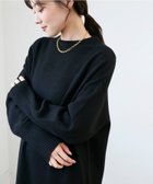 【ルクールブラン/le.coeur blanc】のネックが選べるニットワンピース ブラック|ID: prp329100004746349 ipo3291000000035161733