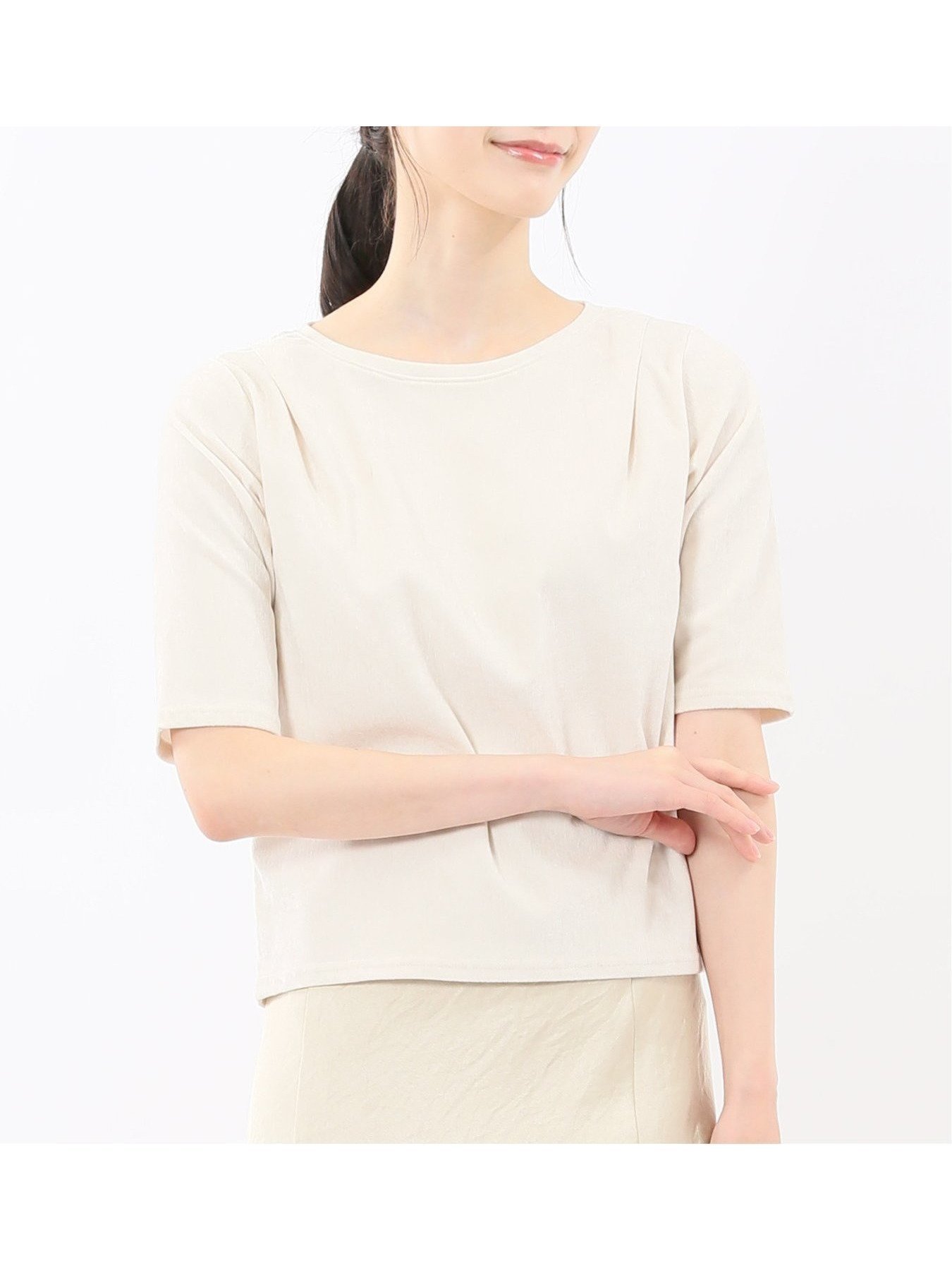 【タカキュー/TAKA-Q】のクラッシュベロア 半袖プルオーバー 人気、トレンドファッション・服の通販 founy(ファニー)  ファッション Fashion レディースファッション Fashion for Women トップス・カットソー Cut & Sew Tops カジュアルプルオーバー・ニットトップス Pullovers & Knit Tops / Casual Pullovers ベロアトップス Velour Tops / Velvet-Look Items クラッシュ Distressed, Crashed Style シンプル Simple, Minimal ストレッチ Stretch, Stretchy Fabric スマート Smart, Elegant デニム Denim, Jeans Material フィット Fit, Slim Fit プレート Plate, Dish ベロア Velour, Soft Velvet ベーシック Basic, Essential 半袖 Short Sleeve, Half Sleeve ロング Long, Long-Length A/W・秋冬 Autumn/Winter エレガント 上品 Elegant ビジネス 仕事 通勤 Business / Work / Commuting  other-1|ID: prp329100004746394 ipo3291000000034380331