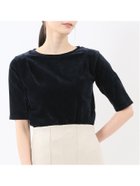 【タカキュー/TAKA-Q】のクラッシュベロア 半袖プルオーバー 人気、トレンドファッション・服の通販 founy(ファニー) ファッション Fashion レディースファッション Fashion for Women トップス・カットソー Cut & Sew Tops カジュアルプルオーバー・ニットトップス Pullovers & Knit Tops / Casual Pullovers ベロアトップス Velour Tops / Velvet-Look Items クラッシュ Distressed, Crashed Style シンプル Simple, Minimal ストレッチ Stretch, Stretchy Fabric スマート Smart, Elegant デニム Denim, Jeans Material フィット Fit, Slim Fit プレート Plate, Dish ベロア Velour, Soft Velvet ベーシック Basic, Essential 半袖 Short Sleeve, Half Sleeve ロング Long, Long-Length A/W・秋冬 Autumn/Winter エレガント 上品 Elegant ビジネス 仕事 通勤 Business / Work / Commuting thumbnail 75紺|ID: prp329100004746394 ipo3291000000034380342