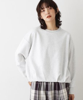 【デッサン/Dessin】の【洗える】バルーンシルエットミニ裏毛プルオーバー 人気、トレンドファッション・服の通販 founy(ファニー) ファッション Fashion レディースファッション Fashion for Women トップス・カットソー Cut & Sew Tops カジュアルプルオーバー・ニットトップス Pullovers & Knit Tops / Casual Pullovers コーデュロイ Corduroy, Cord Fabric シンプル Simple, Minimal スマート Smart, Elegant デニム Denim, Jeans Material バルーン Balloon, Balloon Silhouette 洗える Machine Washable |ID:prp329100004746397