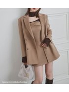 【スナイデル/SNIDEL】のテーラーリバージャケット 人気、トレンドファッション・服の通販 founy(ファニー) ファッション Fashion レディースファッション Fashion for Women アウター Coat / Outerwear Collection レディースジャケット・軽アウター Jackets ウェーブ Wavy Pattern ストレート Straight, Straight Cut スマート Smart, Elegant ダブル Double, Double-Breasted トレンド Trend, Trending Now フラップ Flap, Flap Pocket ポケット Pocket, Pocket Detail おすすめ Recommended / Our Picks thumbnail CML[038]|ID: prp329100004746404 ipo3291000000034313798