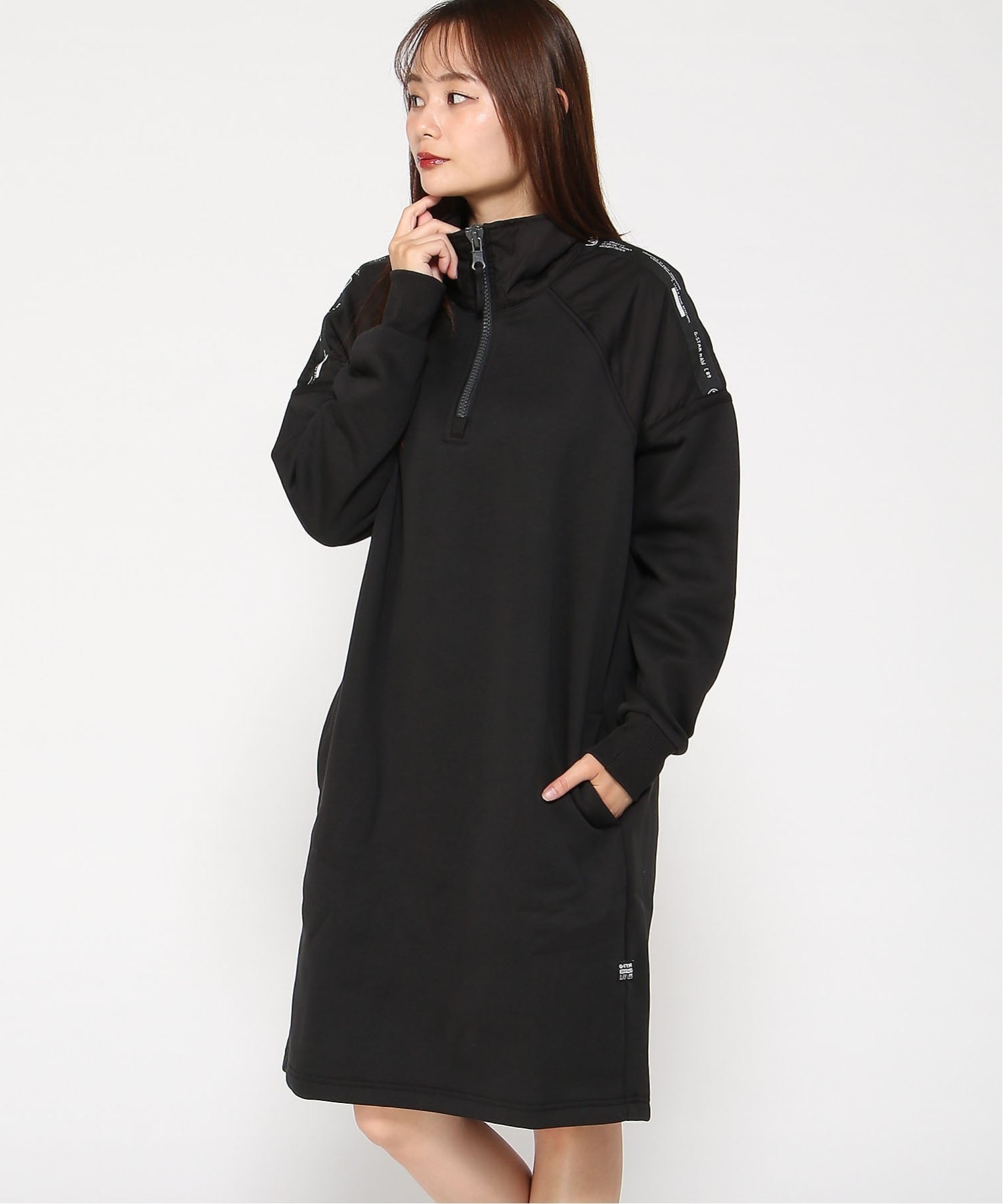 【ジースター ロゥ/G-Star RAW】のTAPE LOOSE SW DRESS 人気、トレンドファッション・服の通販 founy(ファニー) 　ファッション　Fashion　レディースファッション　Fashion for Women　ワンピース　Dresses　フォーマル・パーティードレス・結婚式用ドレス　Elegant & Casual Dresses　 other-1|ID: prp329100004746411 ipo3291000000034313829