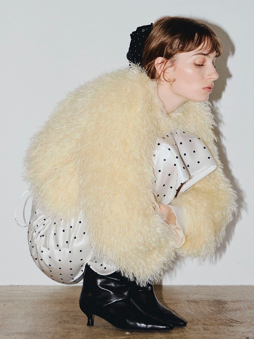 【フレイ アイディー/FRAY I.D】のECOPELショートファーコート インテリア・キッズ・メンズ・レディースファッション・服の通販 founy(ファニー) 　ファッション　Fashion　レディースファッション　Fashion for Women　アウター　Coat / Outerwear Collection　コート・ロングコート・ピーコート　Long Coats, Peacoats & More　ショート　Short, Short Length　ジャケット　Jacket, Outerwear　スマート　Smart, Elegant　バランス　Balance, Style Balance　YEL[032]|ID: prp329100004746416 ipo3291000000034734376