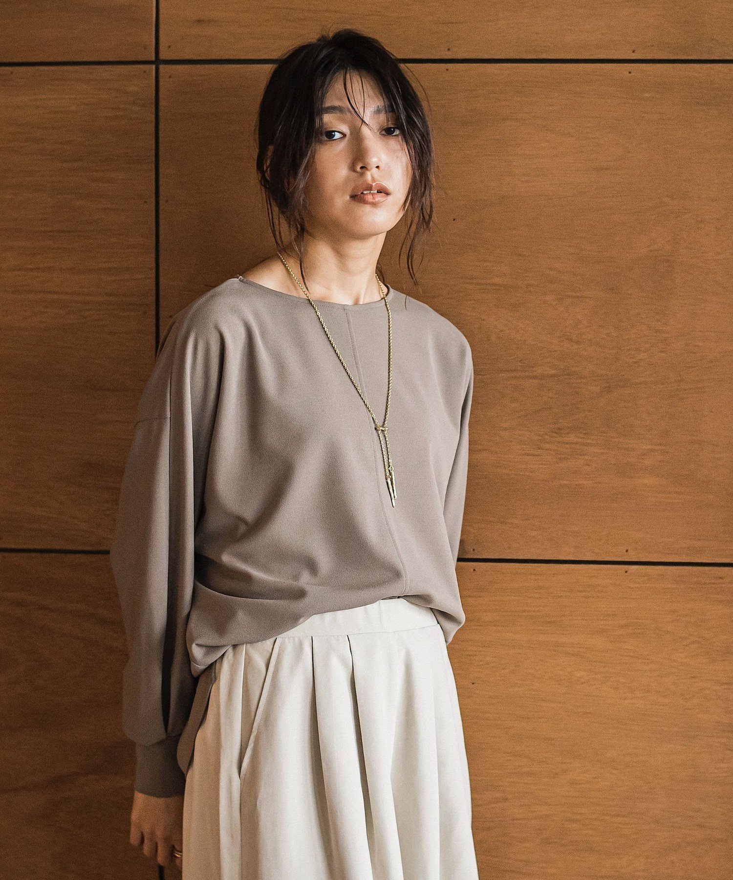 【メイソングレイ/MAYSON GREY】の【ゆるっと上品】私に似合うトップス≪手洗い可能≫ 人気、トレンドファッション・服の通販 founy(ファニー)  ファッション Fashion レディースファッション Fashion for Women トップス・カットソー Cut & Sew Tops インナー Innerwear 秋 Autumn カットソー Cut and Sewn Top ジョーゼット Georgette, Semi-Sheer Fabric 長袖 Long Sleeve, Full Sleeve バランス Balance, Style Balance パターン Pattern, Design Print 無地 Plain, Solid Color A/W・秋冬 Autumn/Winter エレガント 上品 Elegant 2025年 2025 2025-2026秋冬・A/W Autumn/Winter 2025–26 AW25–26  other-1|ID: prp329100004746458 ipo3291000000034314151