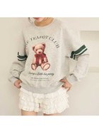 【スナイデル ホーム/SNIDEL HOME】のBearスウェットプルオーバー 人気、トレンドファッション・服の通販 founy(ファニー) ファッション Fashion レディースファッション Fashion for Women トップス・カットソー Cut & Sew Tops レディースパーカー・カジュアルフーディー Casual Hoodies & Sweatshirts カジュアルプルオーバー・ニットトップス Pullovers & Knit Tops / Casual Pullovers スウェット・クルーネックトップス Sweatshirts & Crewnecks / Relaxed Fit Sweat Tops スウェット / スエット Sweatshirt, Sweatwear スマート Smart, Elegant トレンド Trend, Trending Now フロント Front, Front Design プリント Print, Printed Pattern モチーフ Motif, Design Theme リボン Ribbon, Bow 人気 Popular, Best Seller 今秋 This Fall A/W・秋冬 Autumn/Winter thumbnail GRY[006]|ID: prp329100004746465 ipo3291000000034635233