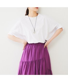 【アンタイトル/UNTITLED】のドルマンカットソー 人気、トレンドファッション・服の通販 founy(ファニー) ファッション Fashion レディースファッション Fashion for Women トップス・カットソー Cut & Sew Tops カットソー・ベーシックTシャツ Cut-and-Sewn Tops / Stretch Tees & Basics カットソー Cut and Sewn Top シルケット Silket, Silky Cotton |ID:prp329100004746509