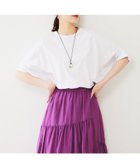 【アンタイトル/UNTITLED】のドルマンカットソー 人気、トレンドファッション・服の通販 founy(ファニー) ファッション Fashion レディースファッション Fashion for Women トップス・カットソー Cut & Sew Tops カットソー・ベーシックTシャツ Cut-and-Sewn Tops / Stretch Tees & Basics カットソー Cut and Sewn Top シルケット Silket, Silky Cotton thumbnail ホワイト|ID: prp329100004746509 ipo3291000000034314653