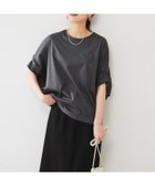 【アンタイトル/UNTITLED】のドルマンカットソー 人気、トレンドファッション・服の通販 founy(ファニー) ファッション Fashion レディースファッション Fashion for Women トップス・カットソー Cut & Sew Tops カットソー・ベーシックTシャツ Cut-and-Sewn Tops / Stretch Tees & Basics カットソー Cut and Sewn Top シルケット Silket, Silky Cotton thumbnail チャコールグレー|ID: prp329100004746509 ipo3291000000034314655